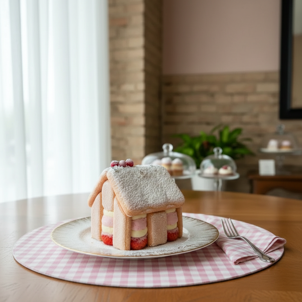 Lady Fingers Snow House Cake Lifestyle