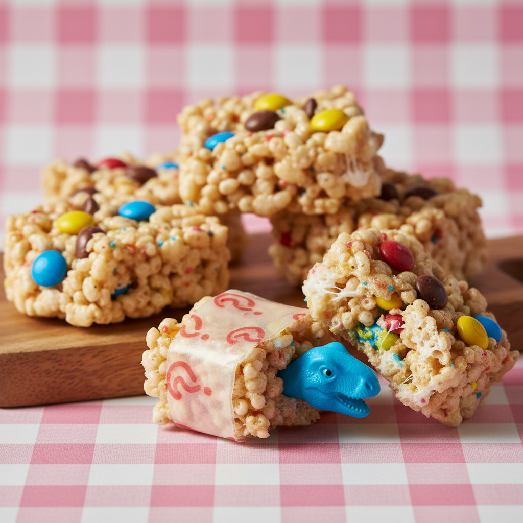 Rice Crispy Treats with Hidden Toy